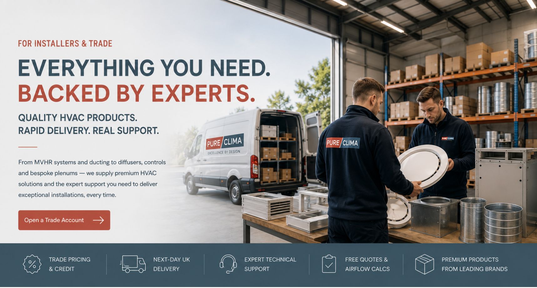 PureClima for Installers and Trade