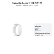 Duco Reducer Ø160 / Ø125 – DUCO 0000-4543
