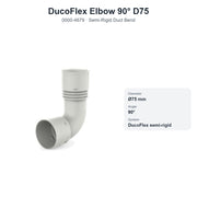 DucoFlex Elbow 90° D75 – DUCO 0000-4679