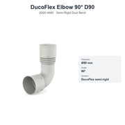 DucoFlex Elbow 90° D90 – DUCO 0000-4680