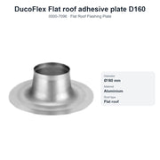 DucoFlex Flat roof adhesive plate D160 – DUCO 0000-7096