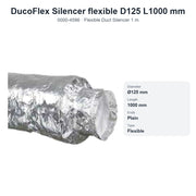 DucoFlex Silencer flexible D125 L1000 mm – DUCO 0000-4586