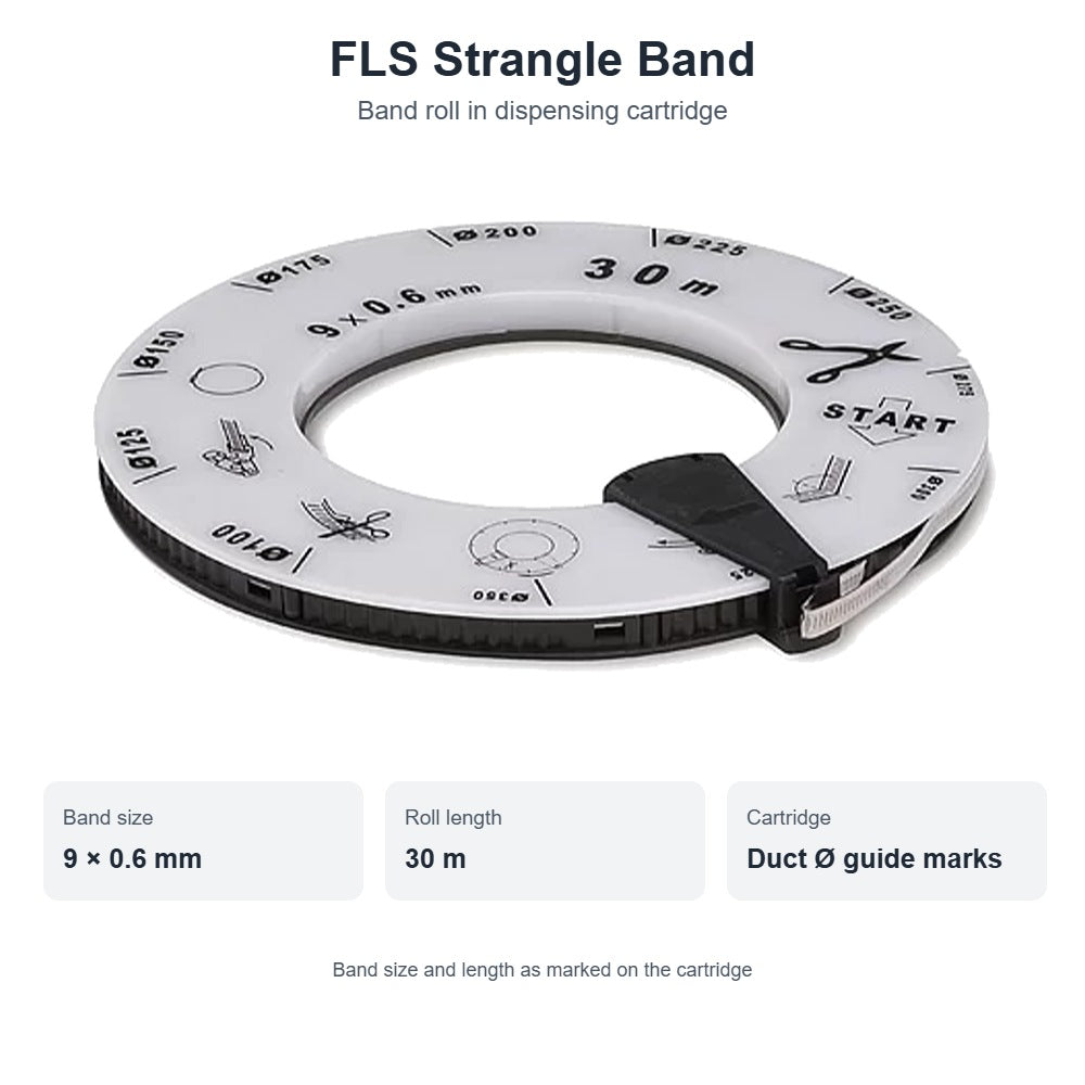 FLS Strangle Band Duct Clamp