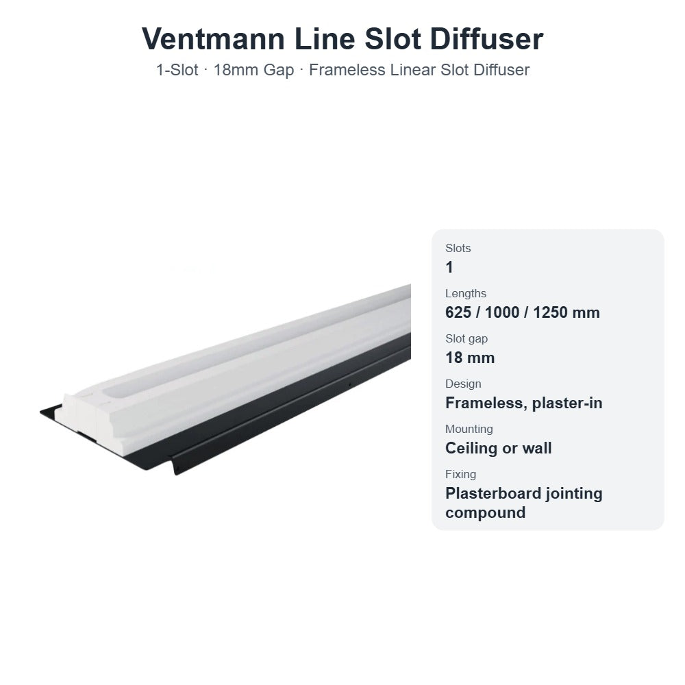 Line Diffusers – 1-Slot