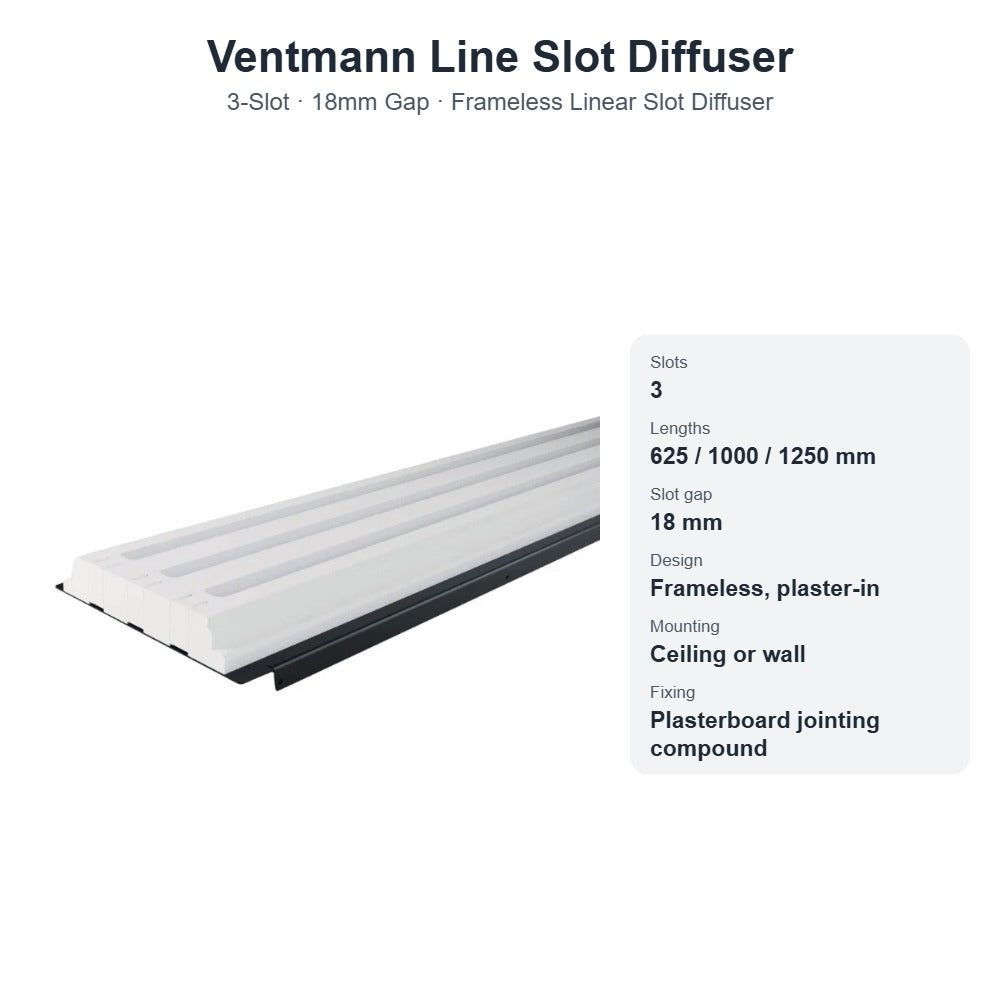 Line Diffusers – 3-Slot