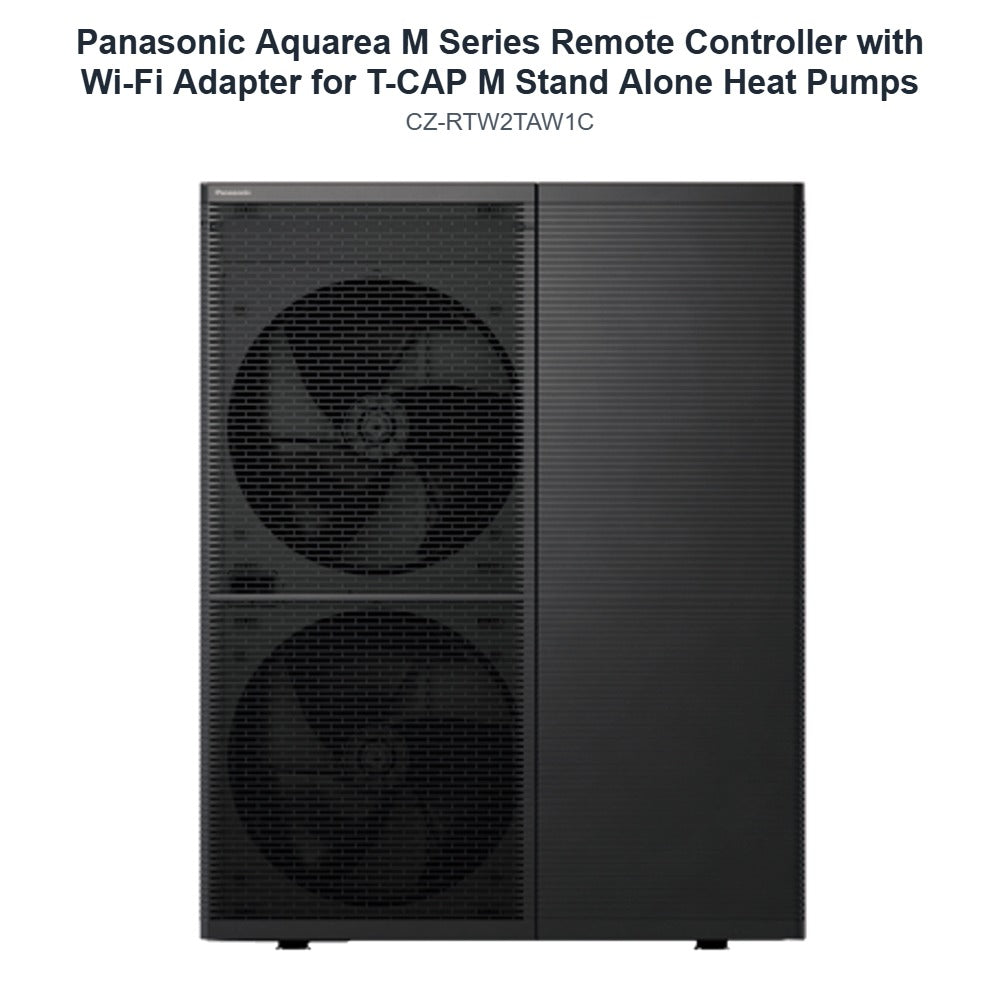 Panasonic Aquarea CZ-RTW2TAW1C M Series Remote Controller with Wi-Fi Adapter for T-CAP M Stand Alone Heat Pumps