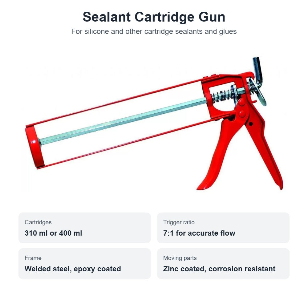 Sealant Cartridge Gun – 310cc Silicone Applicator