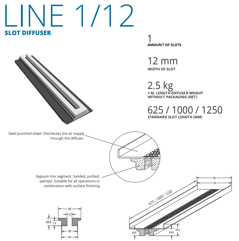 Line Diffusers - Ventmann UK